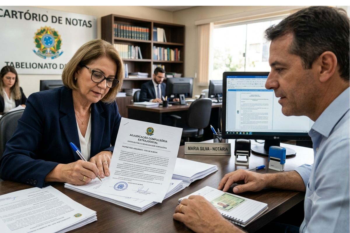 adjudicação compulsória extrajudicial